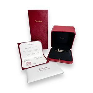 Cartier Juste Un Clou 18K Rose Gold & Diamond Bracelet - Sz. 15