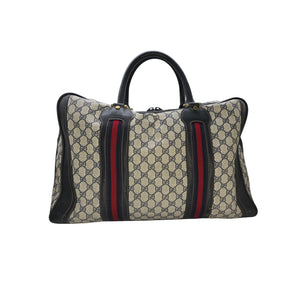 Gucci Vintage GG Web Weekender Bag