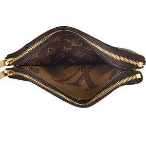 Louis Vuitton Reverse Monogram Giant Double Zip Pochette with Strap