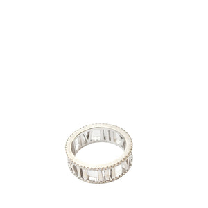 Tiffany & Co. 18k White Gold Atlas Diamond Ring - Sz. 5.75