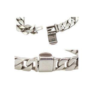 Tiffany and Co. Sterling Silver Curb Link Bracelet XL