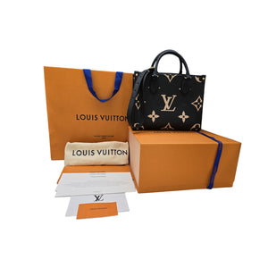 Louis Vuitton Bicolor Monogram Giant Empreinte OnTheGo PM