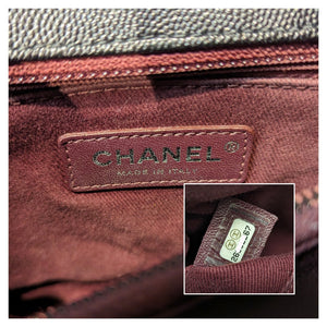 Chanel Medium Chevron So Black Coco Handle Bag