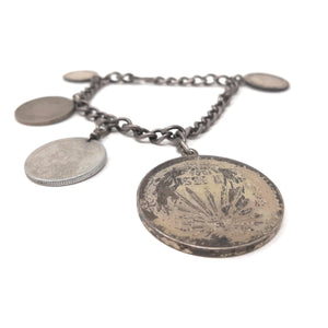 Coin Chain Charm Bracelet