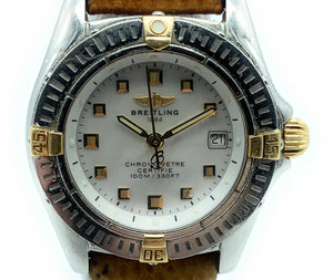Breitling 18K Gold Chronometre Certifie B72345 Ladies Watch