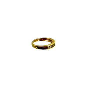 14K Yellow Gold & 0.35ctw Diamond Ring - Sz. 6.5