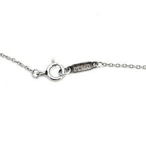 Tiffany & Co Platinum 0.20ctw Diamond Arrow Pendant Necklace