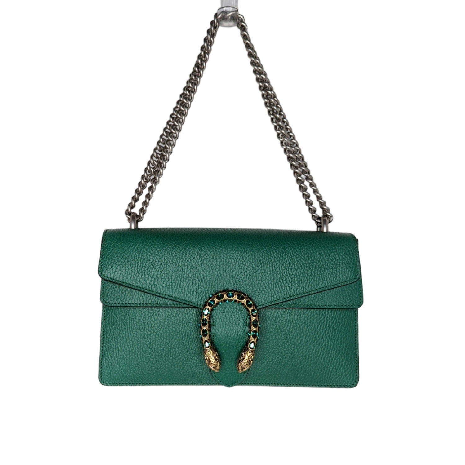 Gucci Emerald Green Leather Dionysus Bag | The ReLux