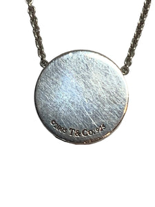 Tiffany & Co. 1837 Concave Circle Pendant Necklace