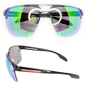 Prada Semi Rim Sunglasses 5AV-1M2 Mirrored