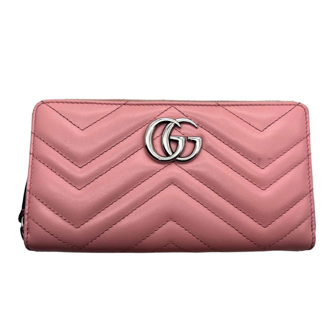 Gucci Pink Marmont GG Wallet - TheRelux.com