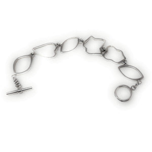 Sterling Silver HV Charm Bracelet