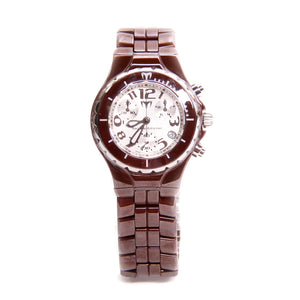 TechnoMarine Brown Ceramic Chronograph Quartz Watch