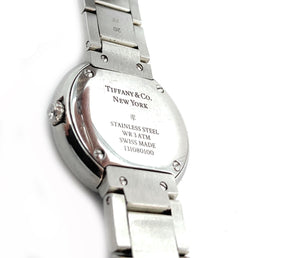 Tiffany & Co. Atlas Stainless Steel & Diamond 24mm Ladies Watch