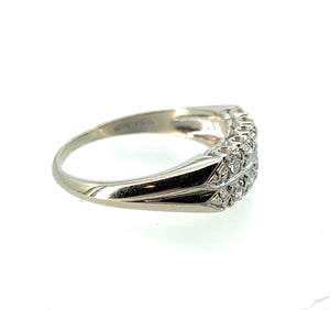 14K Yellow Gold & 0.38ctw Diamond Wedding Ring - Size 9.5