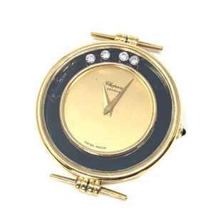Chopard Geneve Vintage 14K Yellow Gold Round Happy Diamond Men's Watch Face Only