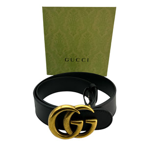 Gucci 2015 Re-Edition Wide Leather Belt with Double G Buckle - 400593 -  TheRelux.com