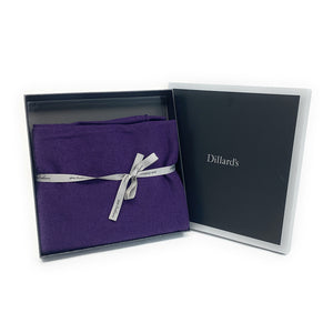 DILLARD's 100% CASHMERE Scarf/Wrap PURPLE - NEW in Box