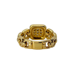 Van Cleef & Arpels 18K Yellow Gold Diamond Ring - Sz. 7.5