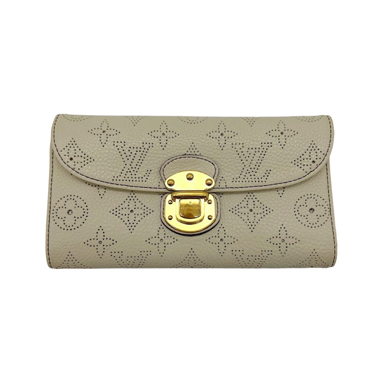 Louis Vuitton Amelia Wallet Mahina Leather Green 431652