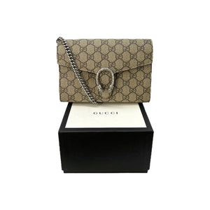 Gucci GG Supreme Mini Dionysus Chain Wallet
