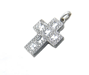 Bez Ambar 18K White Gold & 2.42ctw Diamond Cross Pendant