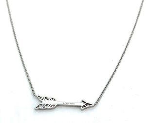 Tiffany & Co Platinum 0.20ctw Diamond Arrow Pendant Necklace