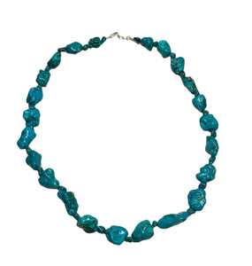 Old Pawn Kingman Turquoise Nugget Necklace