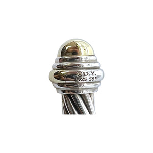 David Yurman 2-Tone Cable Classic Cuff Bracelet