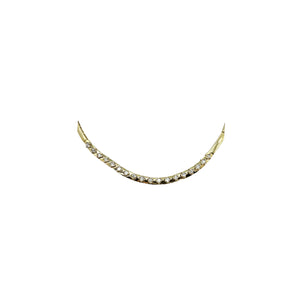 1.45ctw Diamond & 14K Yellow Gold Link Necklace
