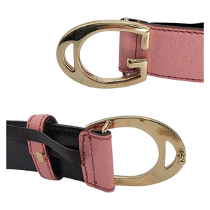 Gucci Pebbled Leather Belt In Bubblegum Pink Size 80/32