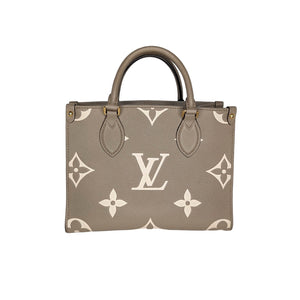 Louis Vuitton Onthego MM Arizona-Beige Bicolor Monogram Empreinte