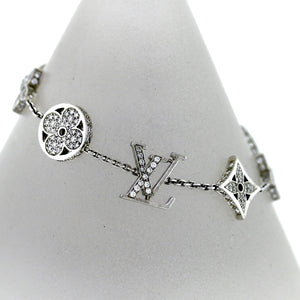 Products by Louis Vuitton: Idylle Blossom Twist Bracelet, White Gold And  Diamonds