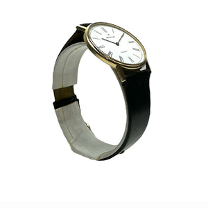 Vintage Movado 14K Gold Roman Numeral Men's Wrist Watch - 32573