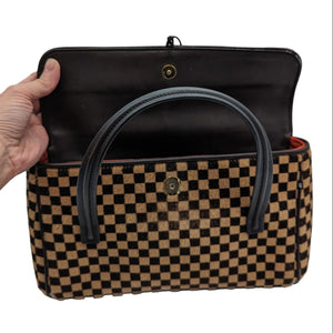 Louis Vuitton Damier Sauvage Calfhair Limited Edition Lionne Spawn Bag