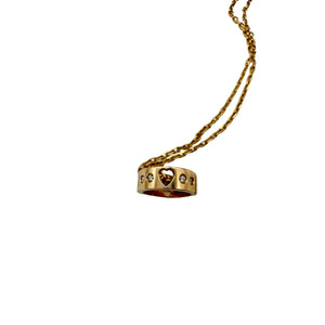 Gucci Amor circle pendant necklace