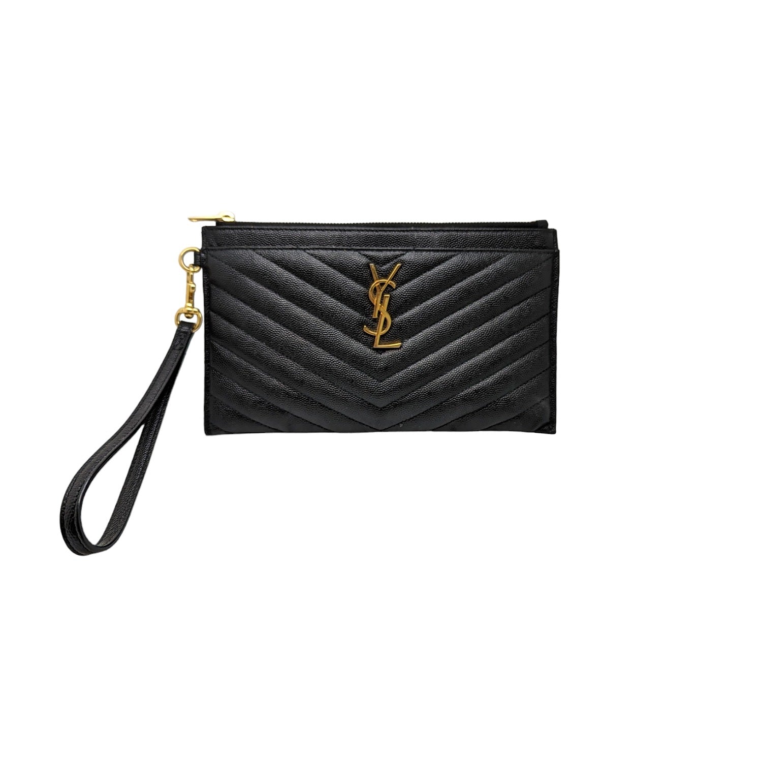 Authentic Yves Saint Laurent YSL Large Bill Pouch, Luxury, Bags