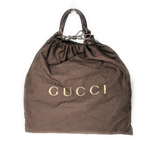 Gucci Brown Guccissima Leather Studded Pelham Tote