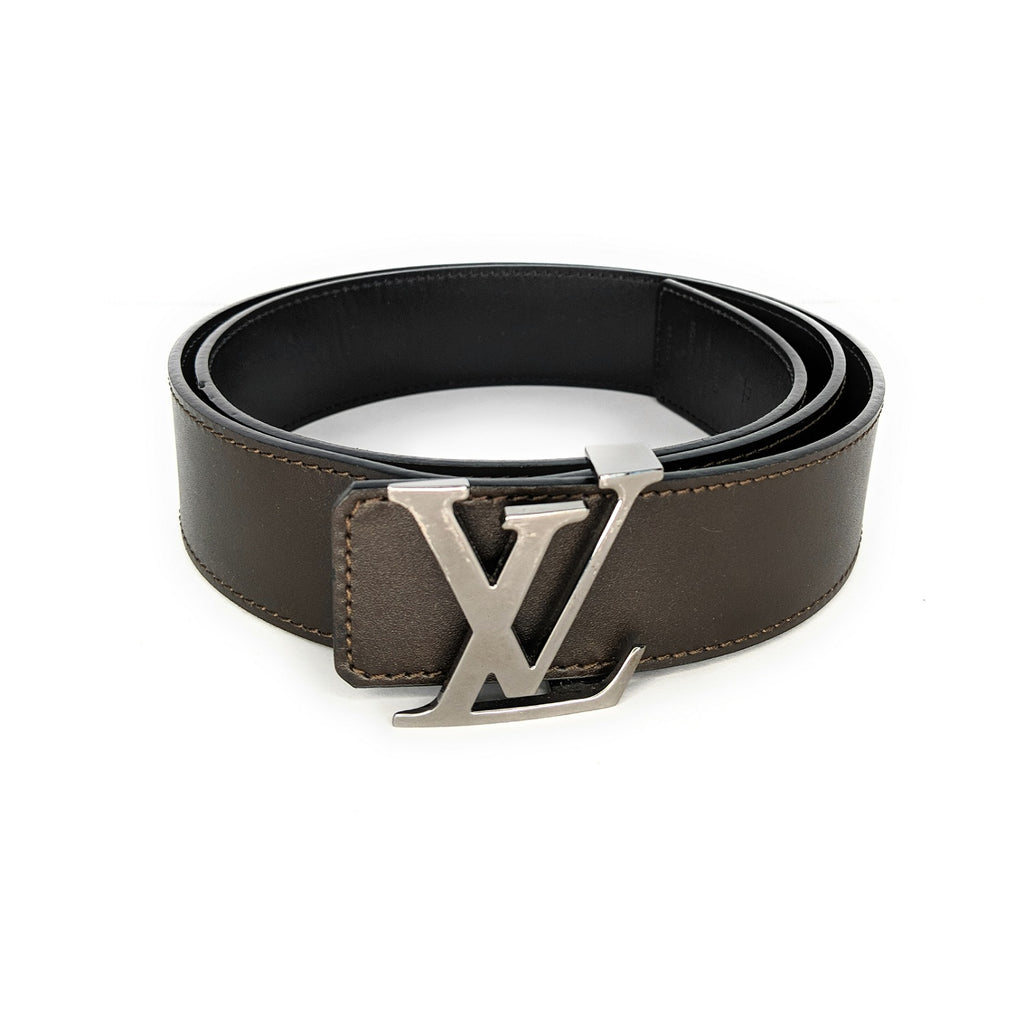 Louis Vuitton LV Initials 40 mm reversible belt Fuschia Leather