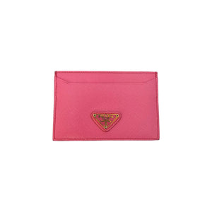 Prada Saffiano Leather Card Case Wallet