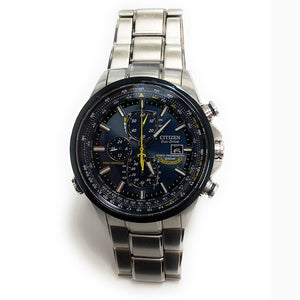 Citizen Blue Angels World Chrono A-T Eco-Drive Atomic Watch AT8020-54L