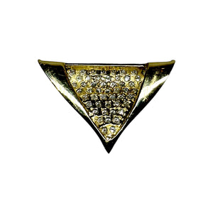 14K Yellow Gold & 1.50ctw Diamond Chevron Slide Pendant