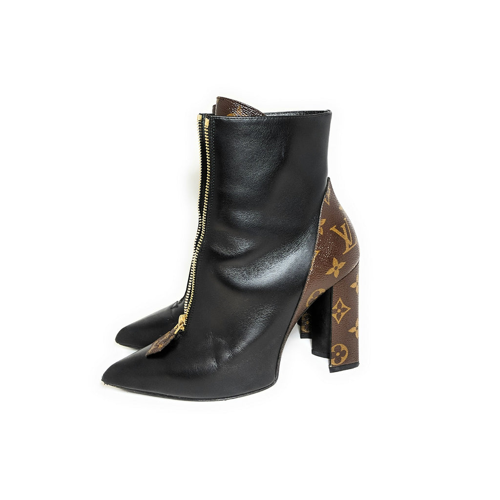 Louis Vuitton Matchmake Ankle Boots in Black 37 - TheRelux.com