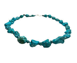 Old Pawn Kingman Turquoise Nugget Necklace