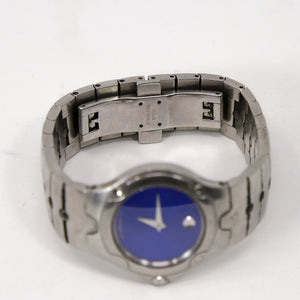 Movado Ladies SE Sports Edition Blue Sunburst Dial Stainless Steel 84 G4 1851