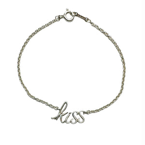 Tiffany & Co. Sterling Silver Paloma Picasso 'KISS' Bracelet