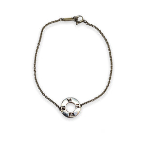 Tiffany & Co. Sterling Silver Atlas Pierced Station Bracelet