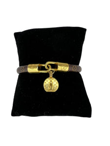 Louis Vuitton Monogram Tribute Bracelet Sz 17