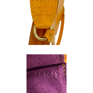 Louis Vuitton Vintage Tassil Yellow Epi Pochette Accessories