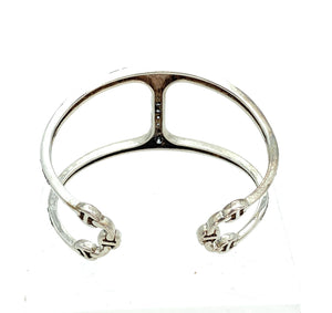 Sterling Silver 3.00ctw Diamond Phantom Cuff Bracelet